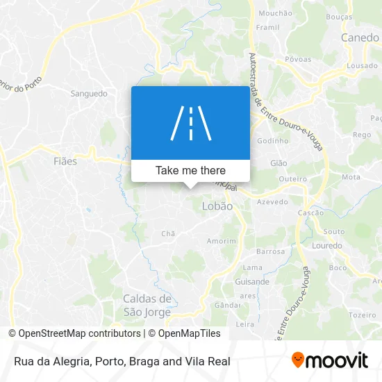 Rua da Alegria map