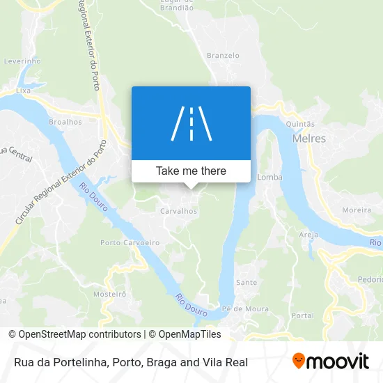 Rua da Portelinha map