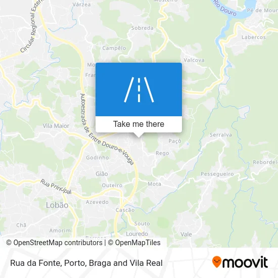 Rua da Fonte map