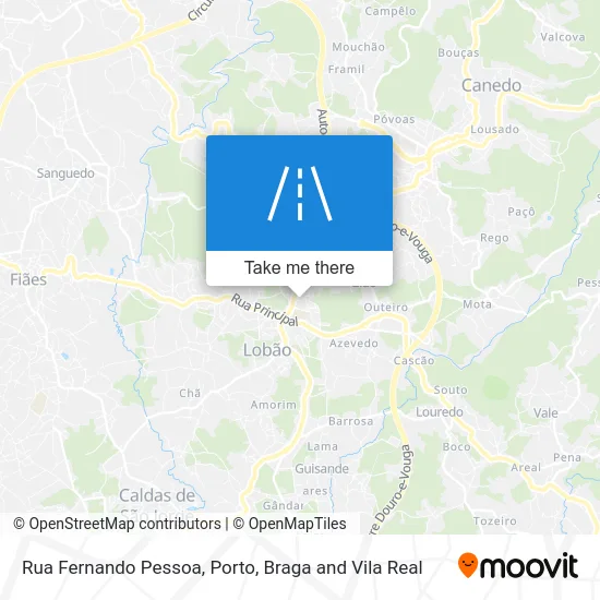 Rua Fernando Pessoa map