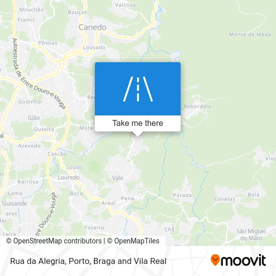 Rua da Alegria map