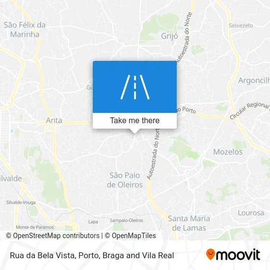 Rua da Bela Vista map