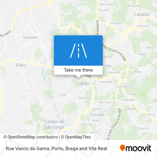 Rua Vasco da Gama map