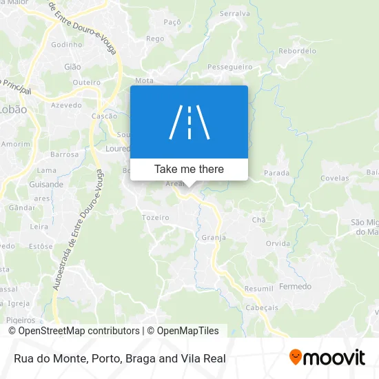 Rua do Monte map