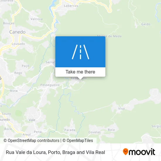 Rua Vale da Loura map