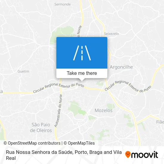 Rua Nossa Senhora da Saúde map