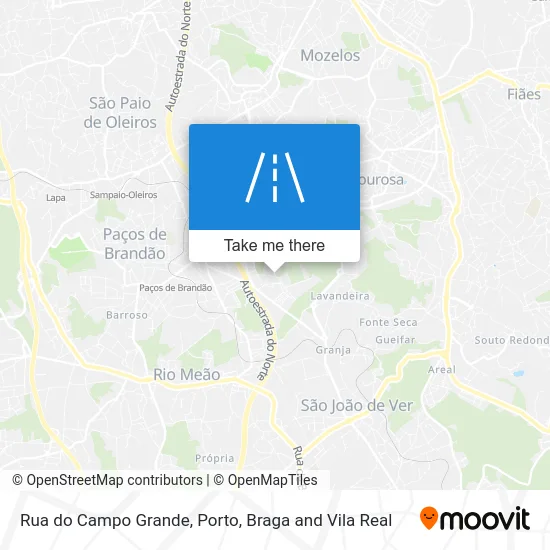 Rua do Campo Grande map