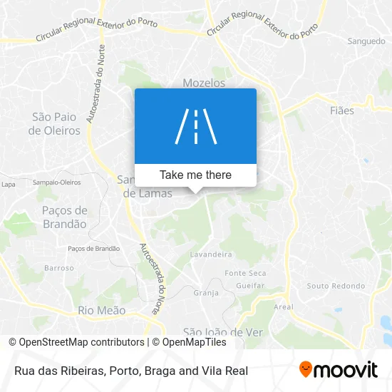 Rua das Ribeiras map