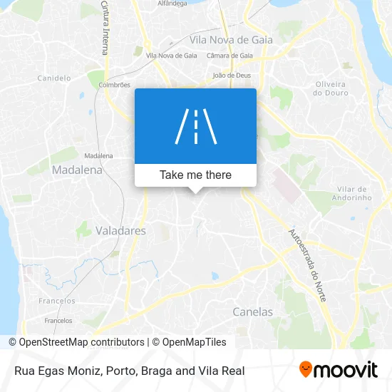 Rua Egas Moniz map