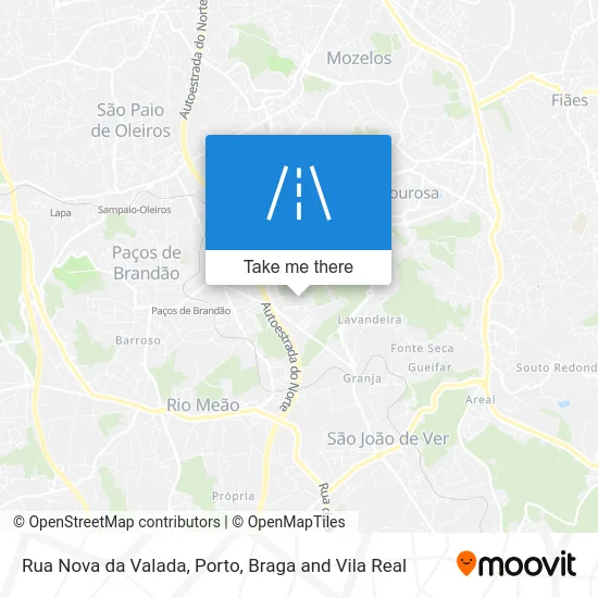 Rua Nova da Valada map