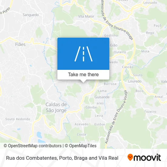 Rua dos Combatentes map