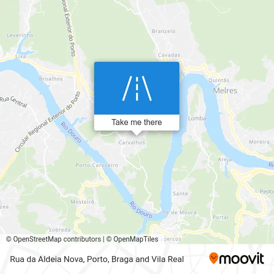 Rua da Aldeia Nova map