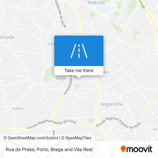 Rua da Presa map