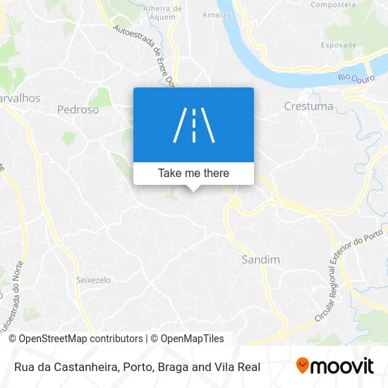 Rua da Castanheira map