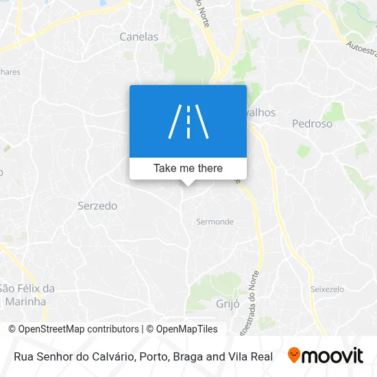 Rua Senhor do Calvário map