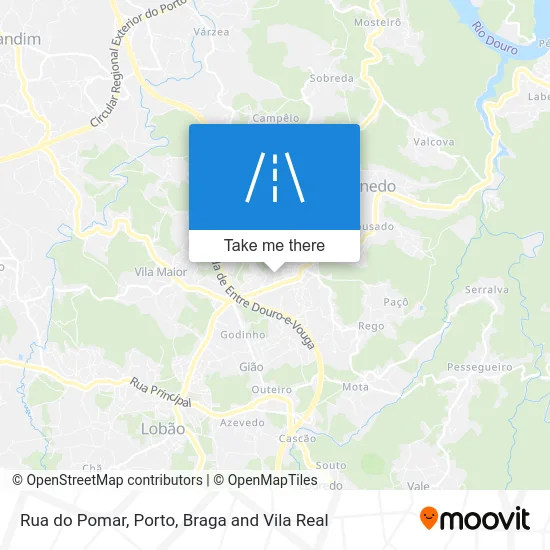 Rua do Pomar map