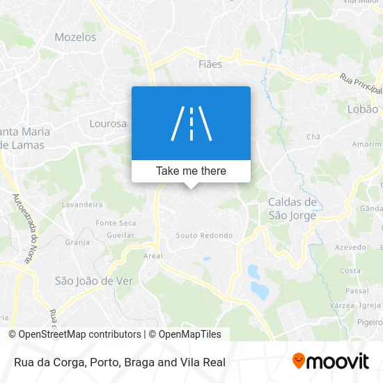 Rua da Corga map