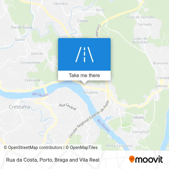 Rua da Costa map