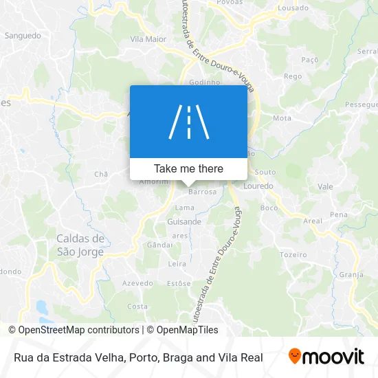 Rua da Estrada Velha map