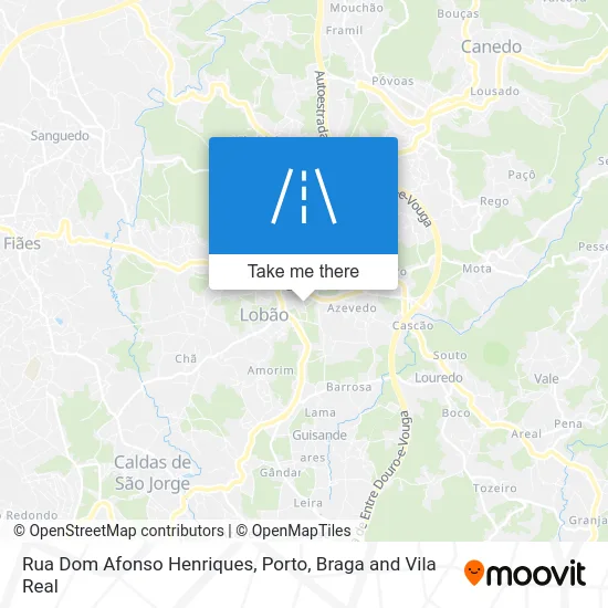 Rua Dom Afonso Henriques map