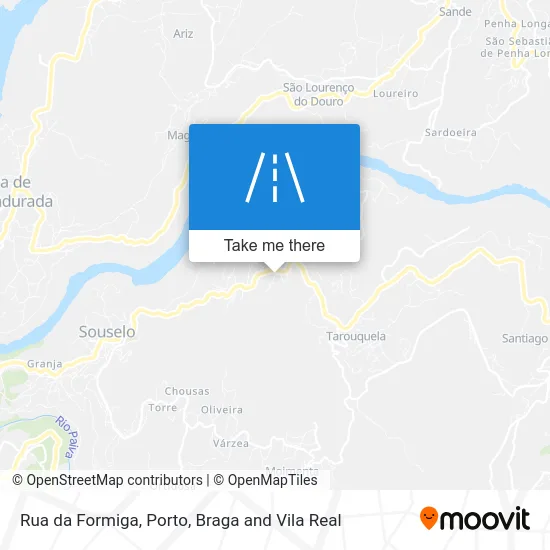 Rua da Formiga map