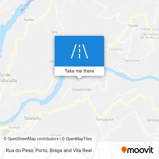 Rua do Peso map