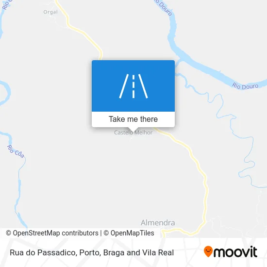 Rua do Passadico map