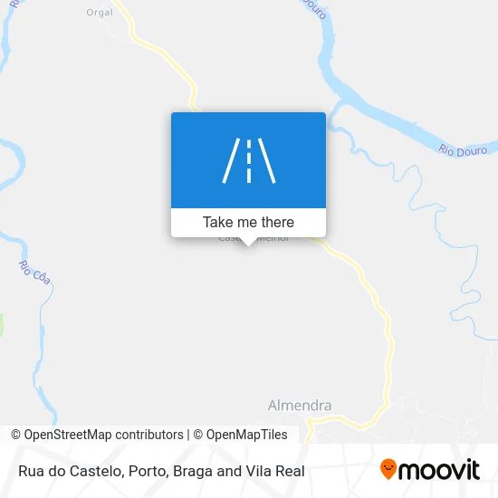 Rua do Castelo map