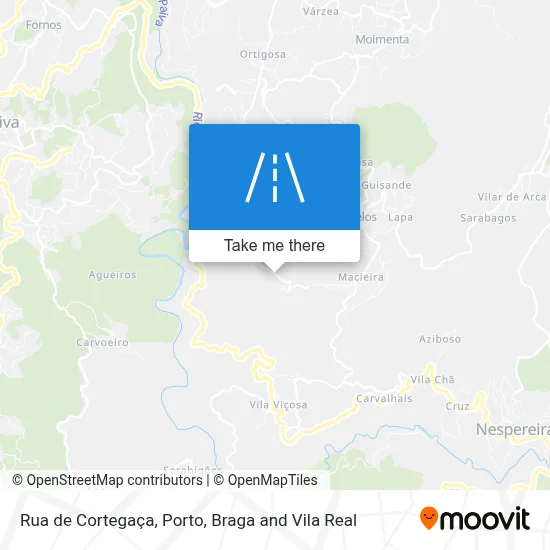 Rua de Cortegaça map