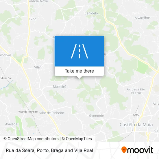 Rua da Seara map
