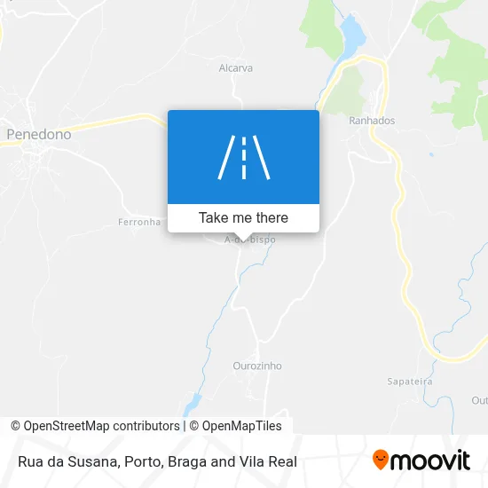 Rua da Susana map