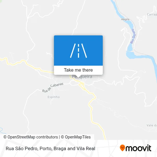 Rua São Pedro map