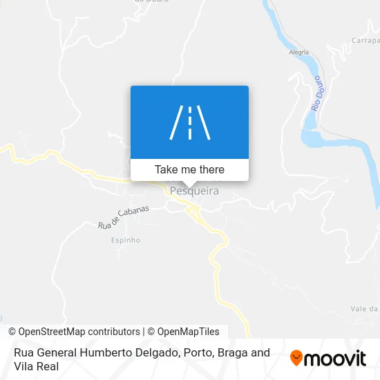 Rua General Humberto Delgado map