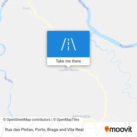 Rua das Pintas map