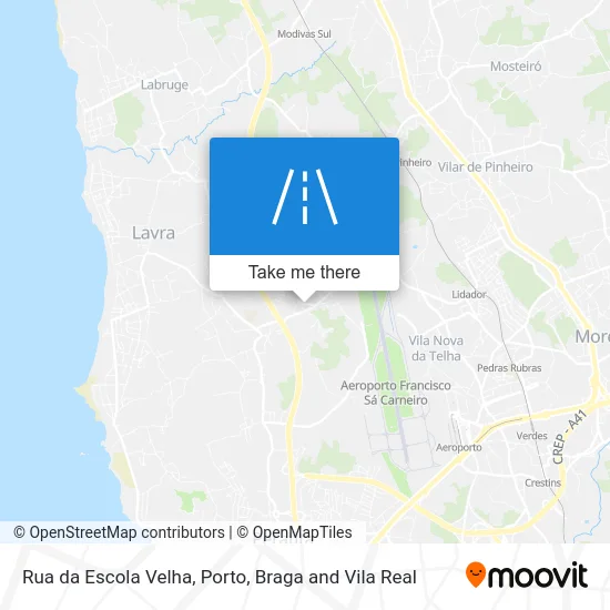 Rua da Escola Velha map