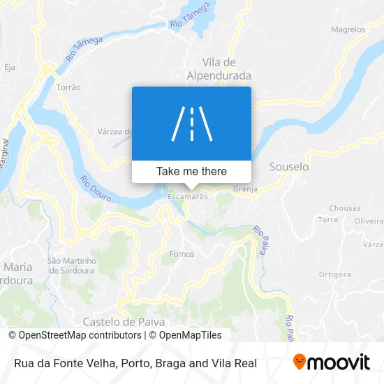 Rua da Fonte Velha map