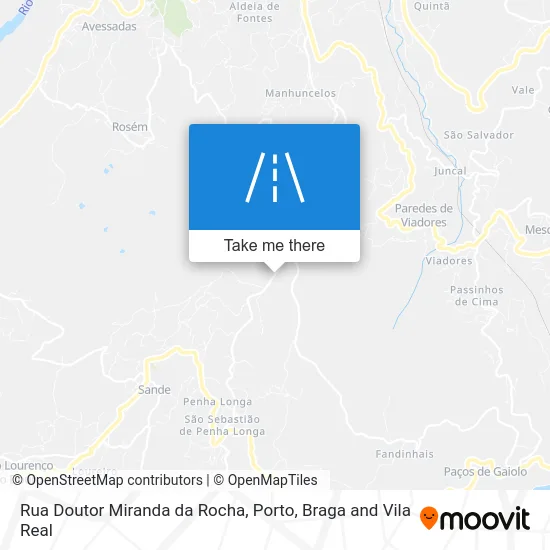 Rua Doutor Miranda da Rocha map