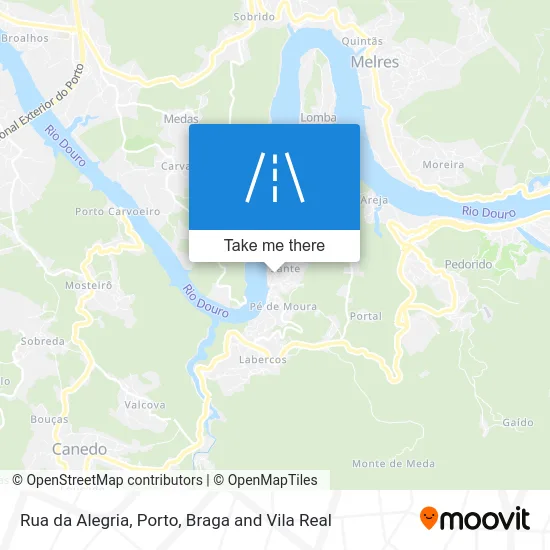 Rua da Alegria map