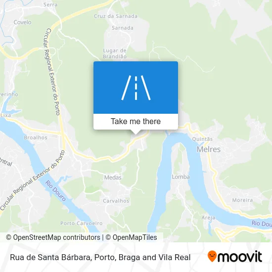 Rua de Santa Bárbara map