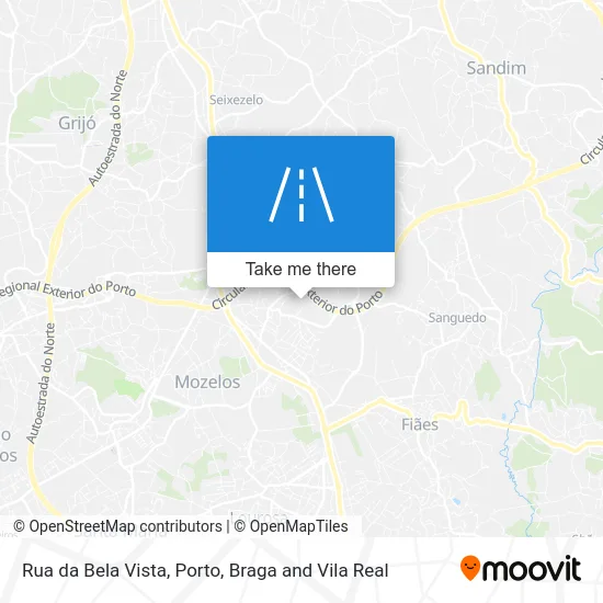 Rua da Bela Vista map