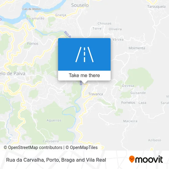 Rua da Carvalha map