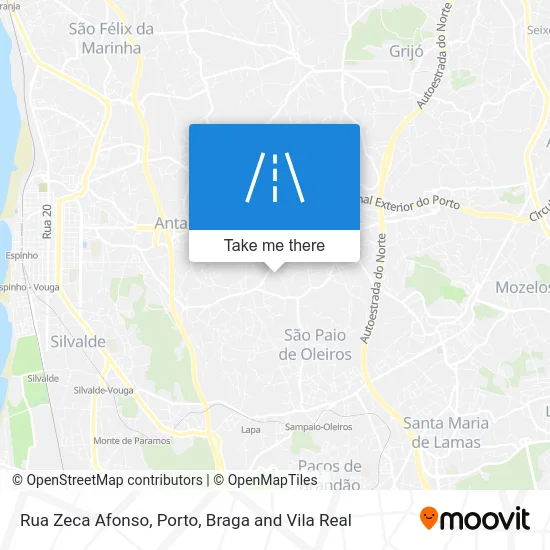 Rua Zeca Afonso map