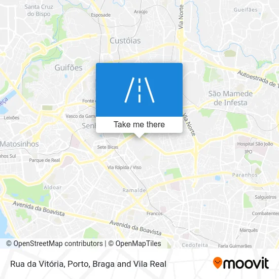 Rua da Vitória map