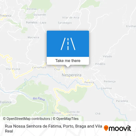 Rua Nossa Senhora de Fátima map