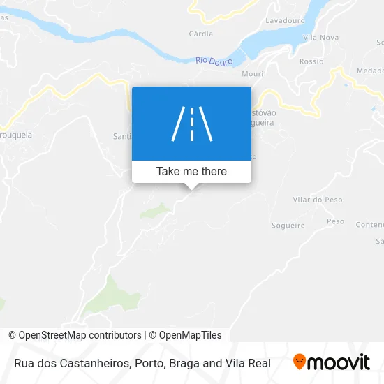 Rua dos Castanheiros map