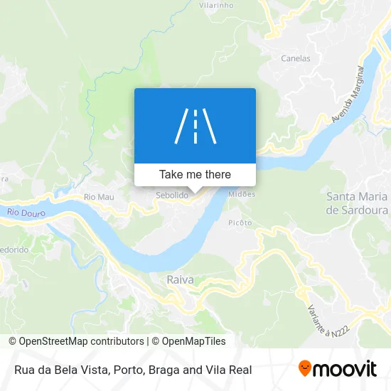 Rua da Bela Vista map