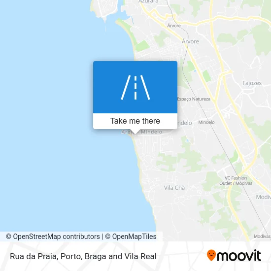 Rua da Praia map