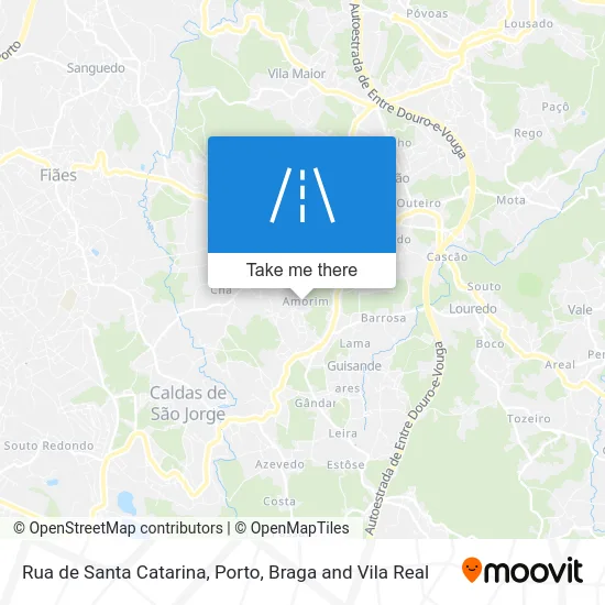 Rua de Santa Catarina map