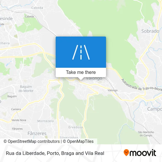 Rua da Liberdade map