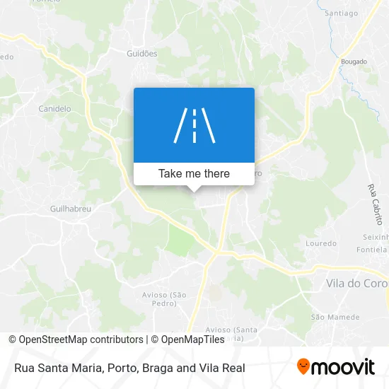 Rua Santa Maria map